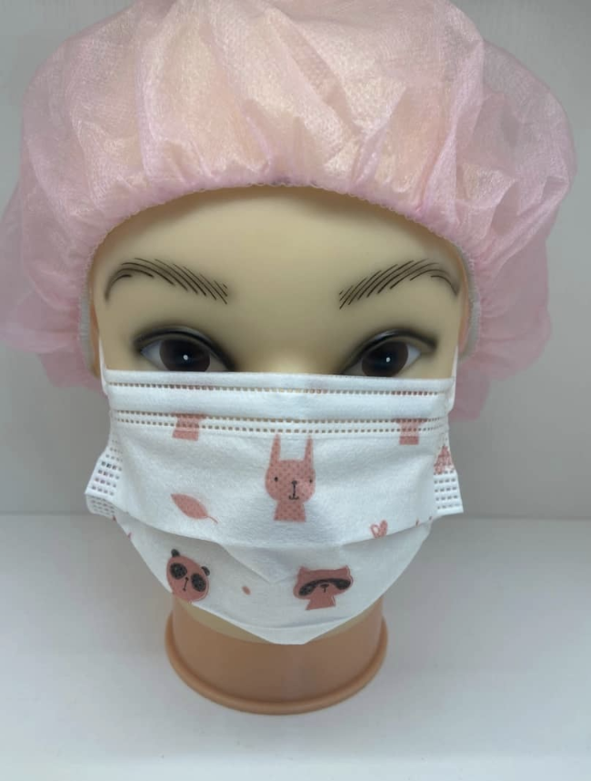 BOITE DE 50 MASQUES CHIRURGICAUX Enfants Couleur