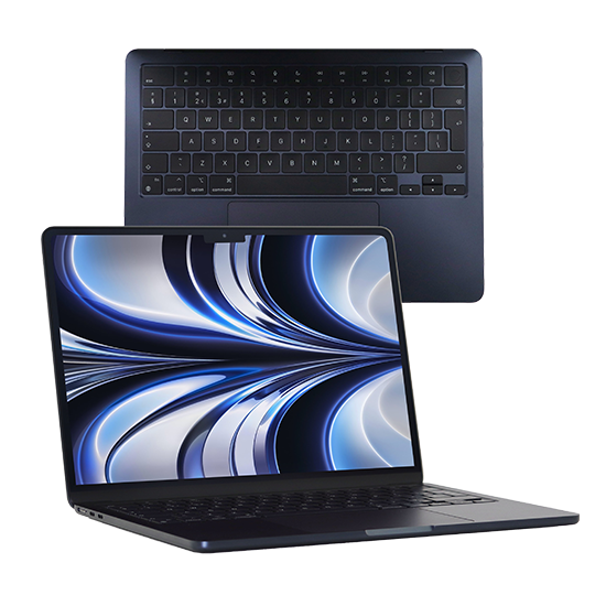 Apple MacBook Air 13 M2 2022 QWERTY 8GB RAM 256GB 8C GPU - Midnight