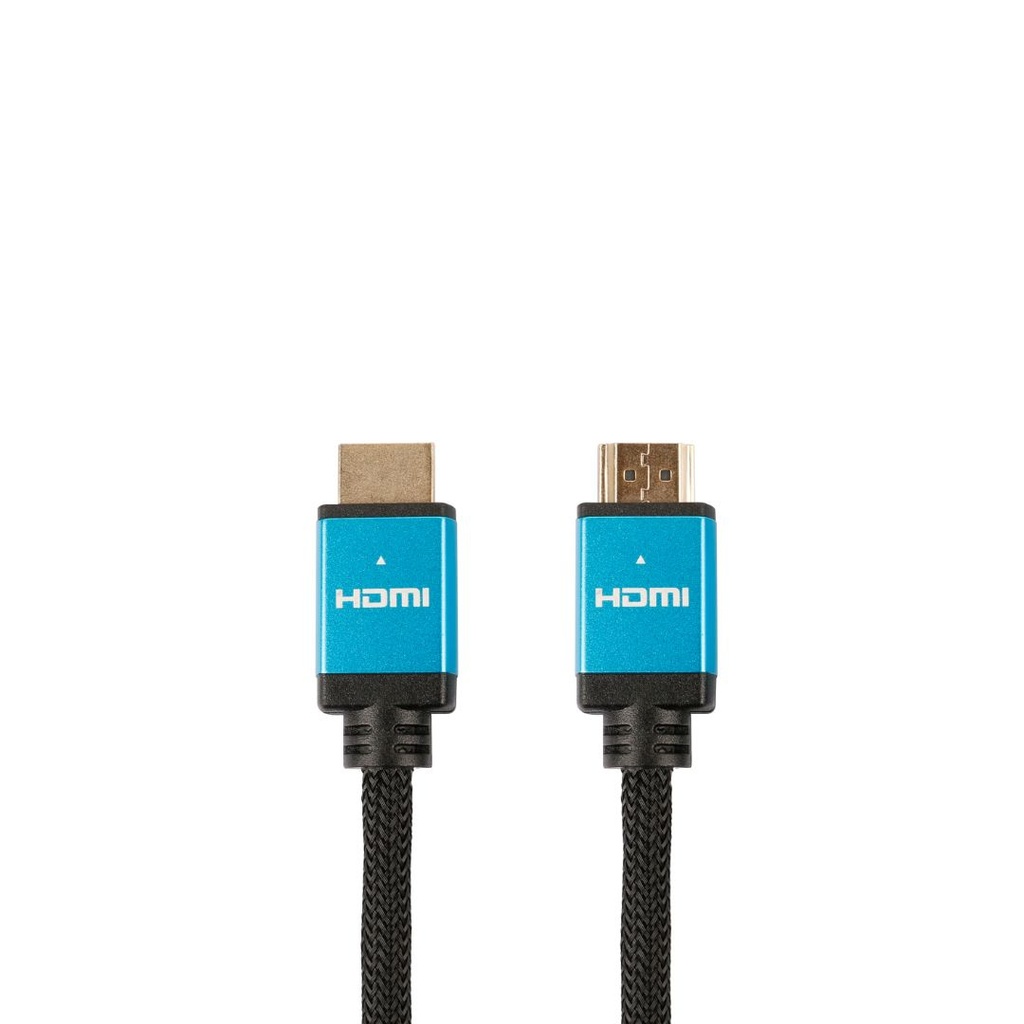 C ble HDMI m le/m le 2.1 en nylon tressé - 5m - compatible 8K/60Hz - 4K/120Hz