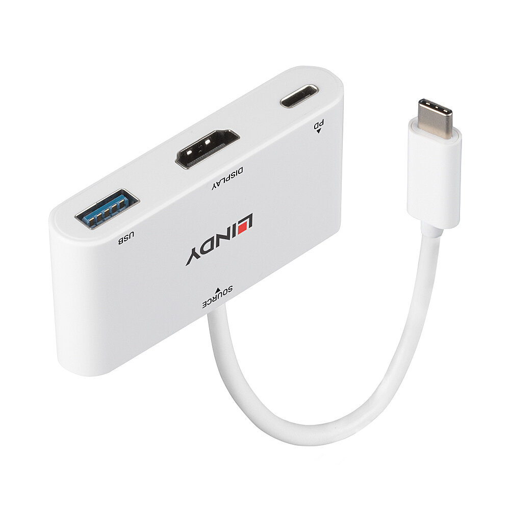 Convertisseur USB 3.1 Type C vers HDMI  avec port USB Type A et Power Delivery