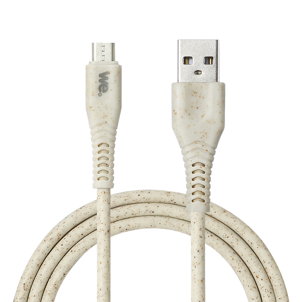 C ble micro USB/USB A bisourcé avec 30% de matières recyclées - 2m - Packaging é