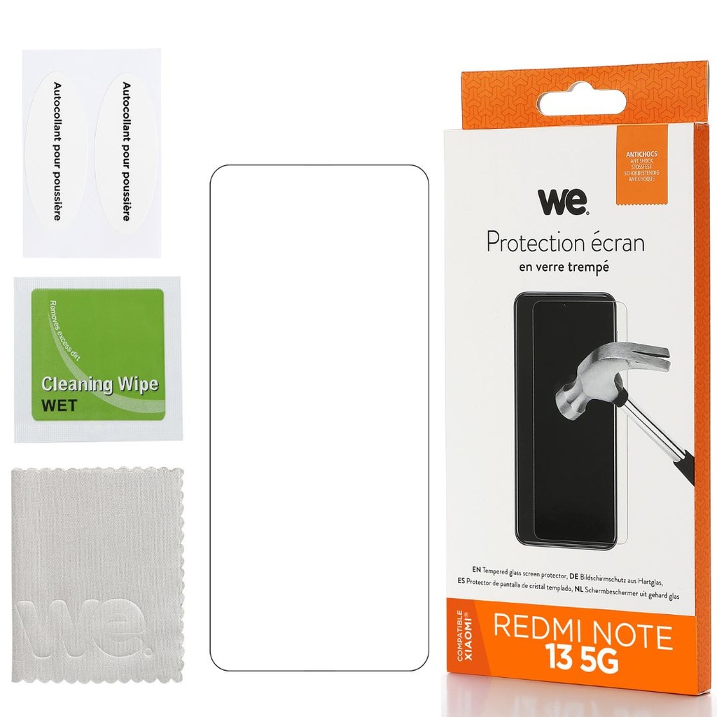 WE verre trempé XIAOMI REDMI NOTE 13C