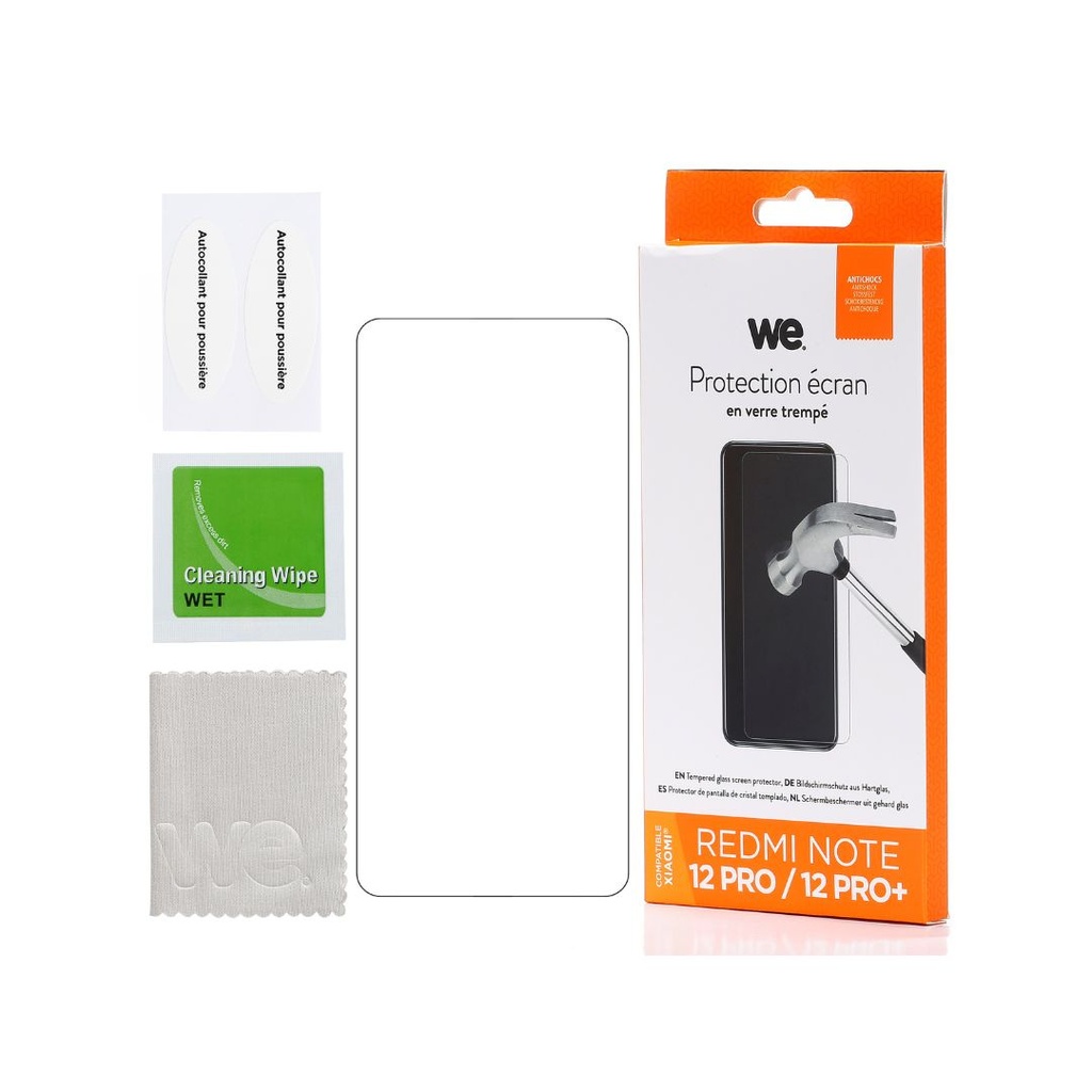 WE Verre trempé XIAOMI REDMI NOTE 12 5G