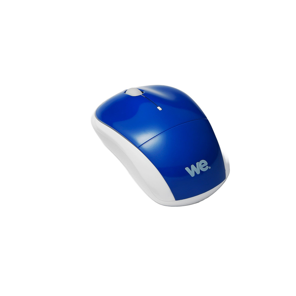 Souris sans fil WE DELUXE V3 Bleue Nano Dongle USB - Optique 2.4 GHz - 1200DPI