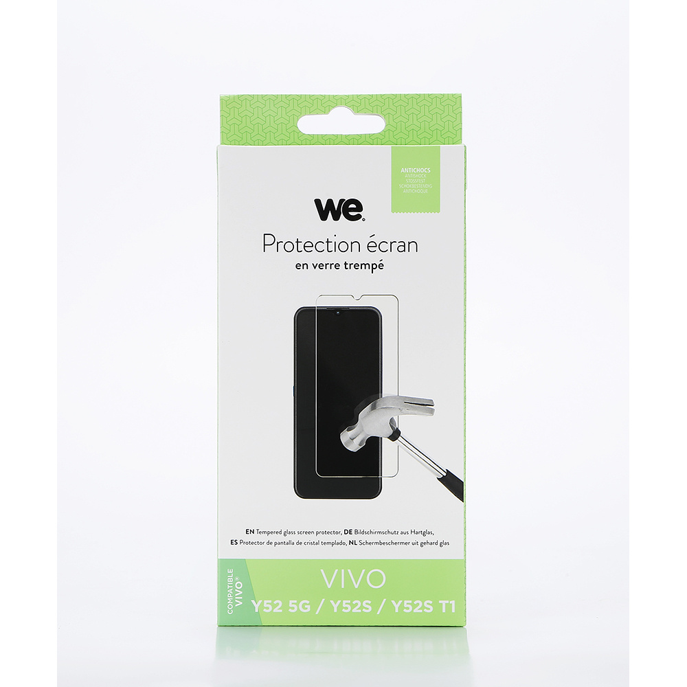 ***WE Verre trempé VIVO Y52 5G / Y52S / Y52S T1