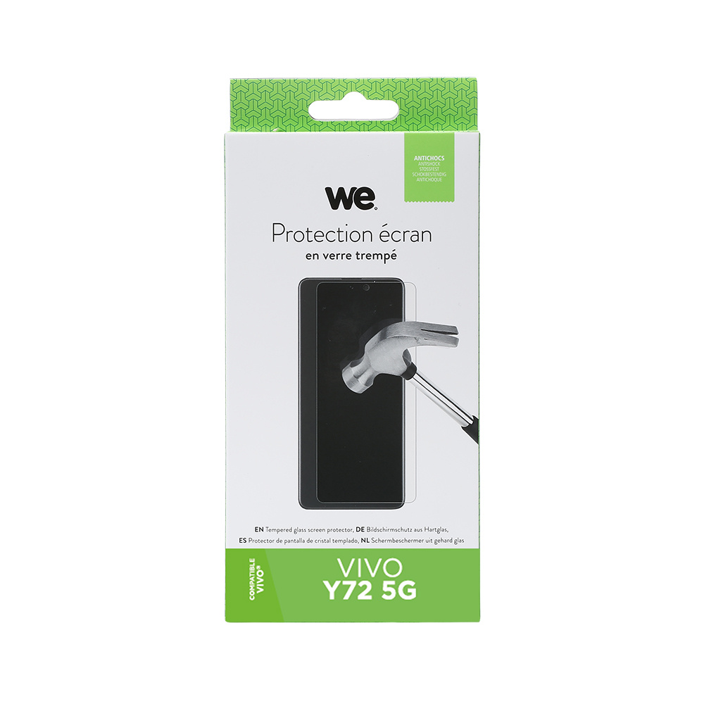 ***WE Verre trempé VIVO Y72 5G