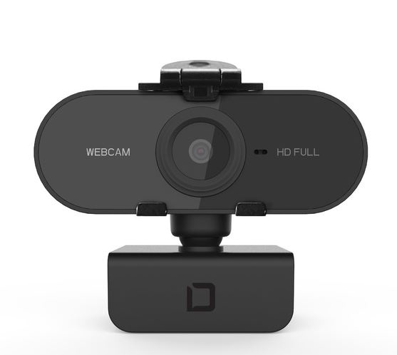 DICOTA Webcam USB PRO FHD Autofocus, Micro intégré,Plug&Play Couleur Noir cache 