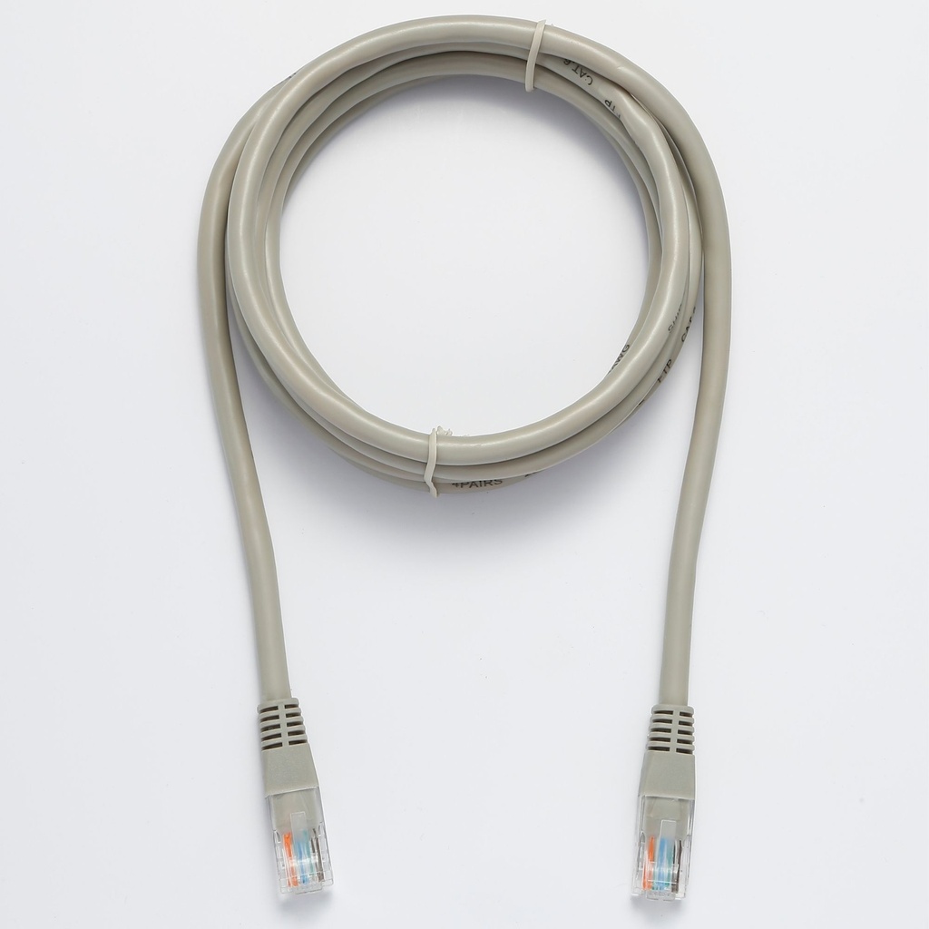 C ble RJ45 droile m le 2m blindage U/UTP - CAT 6 - coloris gris