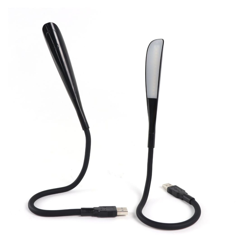 Lampe LED USB, bras flexible, lumière blanche avec intensité réglable en 3 nivea