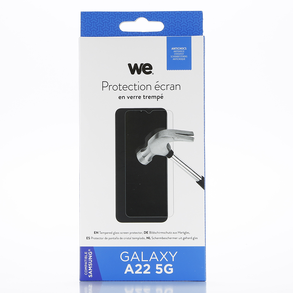 ***WE verre trempé SAMSUNG A22 5G