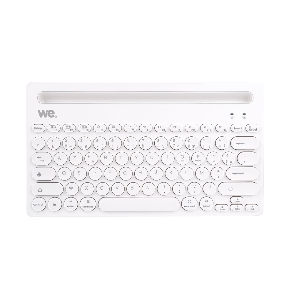 ***WE Clavier Bluetooth universel avec fonction support pour tablette/smartphone