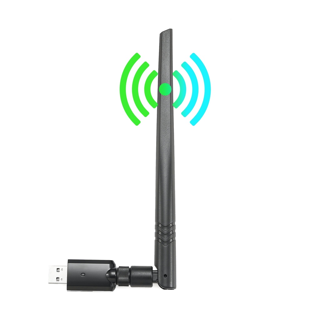 CLE WIFI 1200Mbps DUAL BAND USB 3.0 300Mb/s en 2.4G, 867Mb/s en 5G antenne detac
