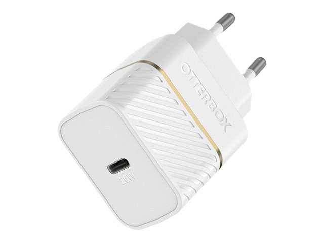 OtterBox Chargeur Secteur EU Wall Charger 20W - 1X USB-C 20W USB-PD White