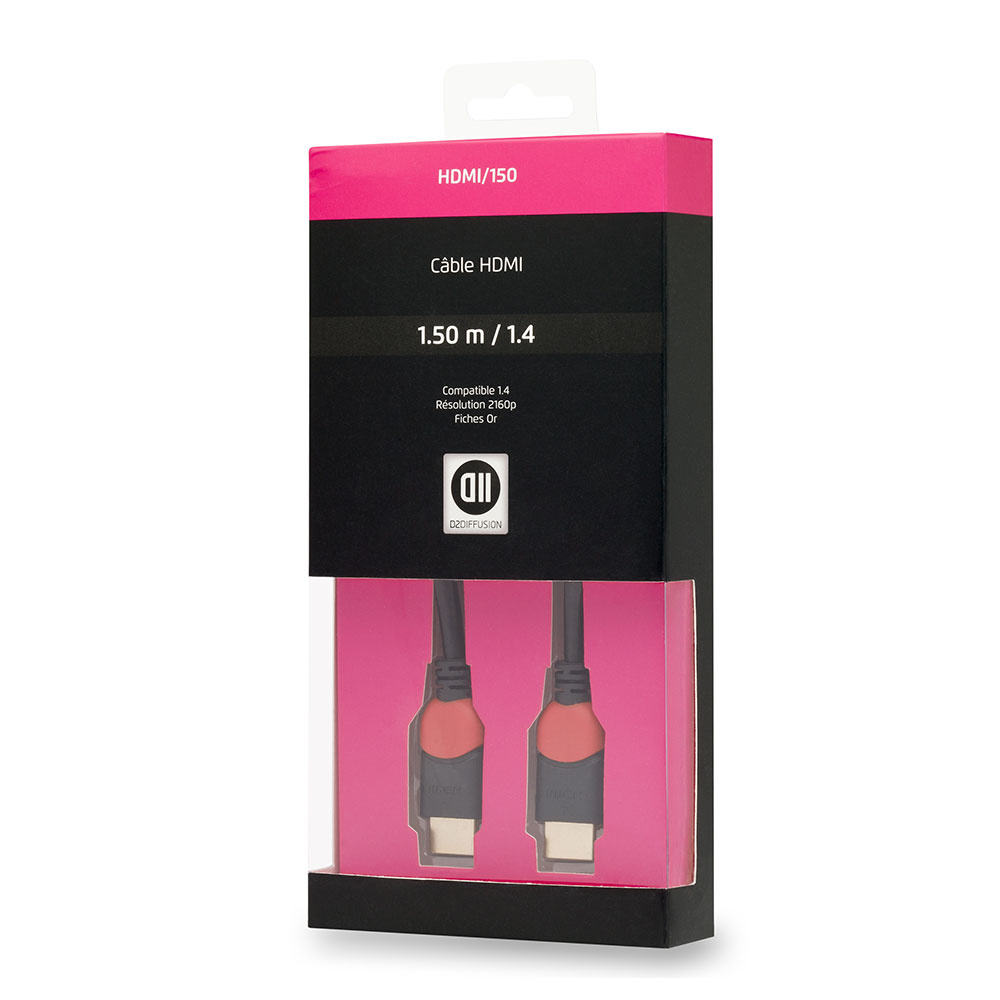 C ble HDMI m le/m le 1.50 m noir