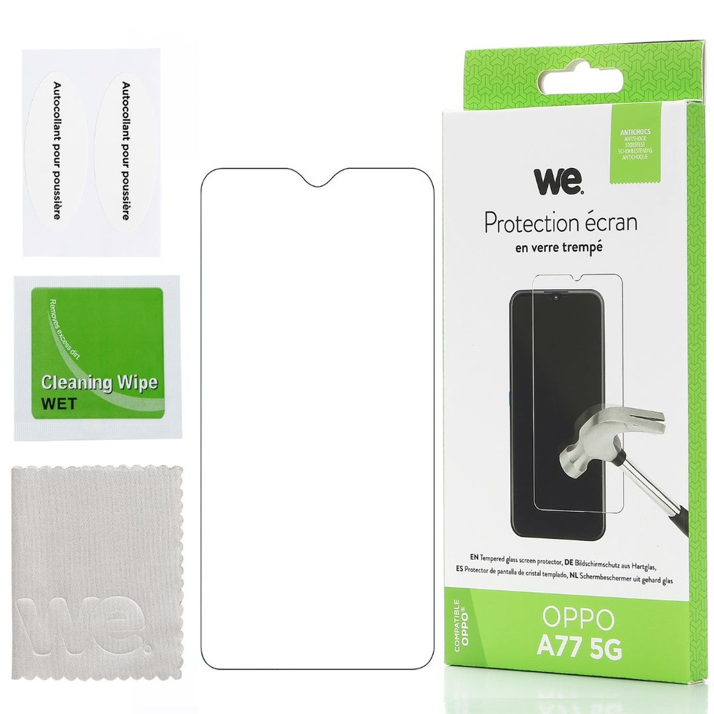 ***WE verre trempé OPPO A77 5G