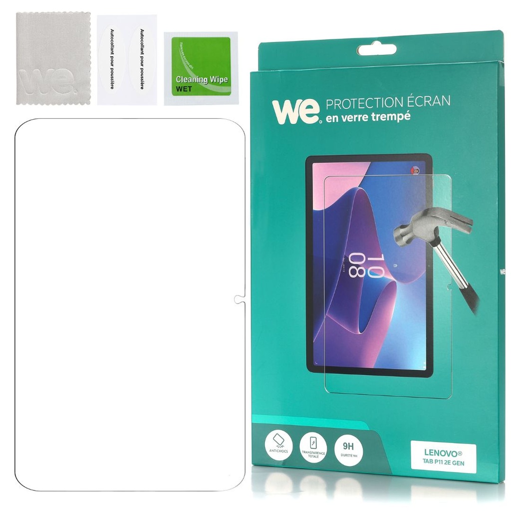 Verre Trempé tablette LENOVO Tab P11 (2e gén.) 11.5 - Film de protection Anti-R