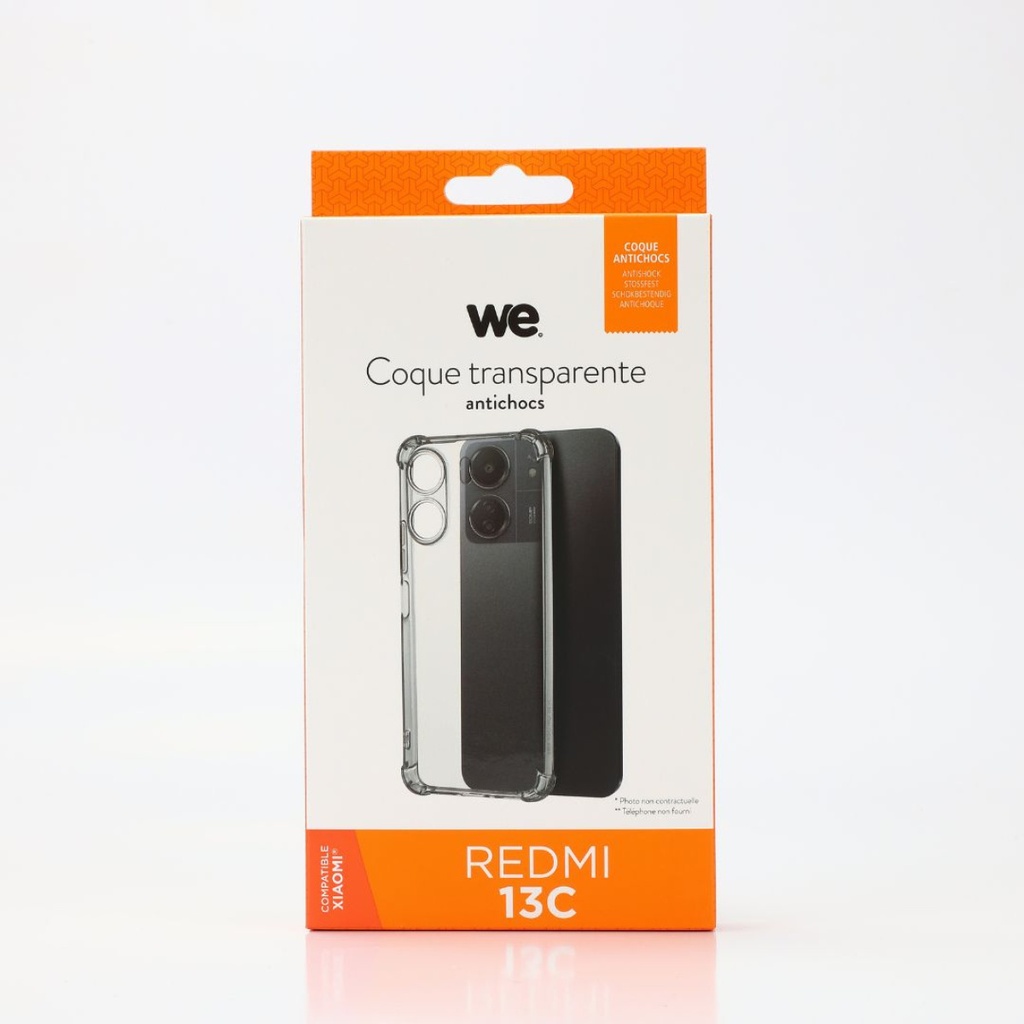 WE Coque de protection TPU XIAOMI REDMI 13C Transparent