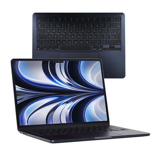 [MLY33EU] Apple MacBook Air 13 M2 2022 QWERTY 8GB RAM 256GB 8C GPU - Midnight