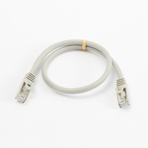 [0-CABRJ45D050-8SG] C ble RJ45 Male/Male droit CAT8 S/FTP - Avec snagless - Longueur 0.50M - Gris -