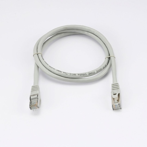 [0-CABRJ45D100-7SG] C ble RJ45 Male/Male droit CAT7 S/FTP - Longueur 1M - Gris - en sachet