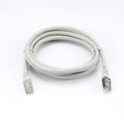 [0-CABRJ45D200-6ASG] C ble RJ45 Male/Male droit CAT6A S/FTP - Longueur 2M - Gris - en sachet