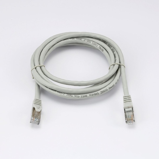 [0-CABRJ45D200-7SG] C ble RJ45 Male/Male droit CAT7 S/FTP - Longueur 2M - Gris - en sachet