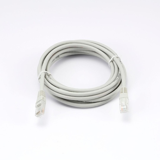 [0-CABRJ45D300-6AUG] C ble RJ45 Male/Male droit CAT6A U/UTP - Longueur 3M - Gris - en sachet