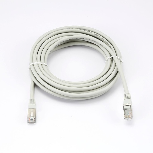 [0-CABRJ45D500-6AFG] C ble RJ45 Male/Male droit CAT6A F/UTP - Longueur 5M - Gris - en sachet