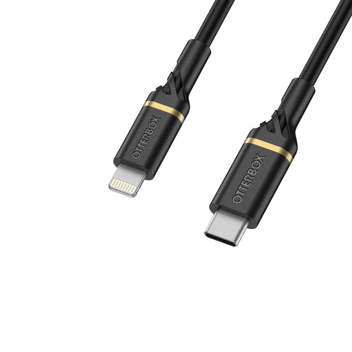 [78-52551] OtterBox Cable USB C-Lightning 1M USB-PD - black