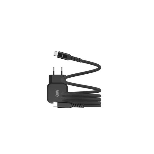 [WEALUSBCUSBCMAG100N] Bundle chargeur 1 port USB-C 20W + c ble USB-C/USB-C noir