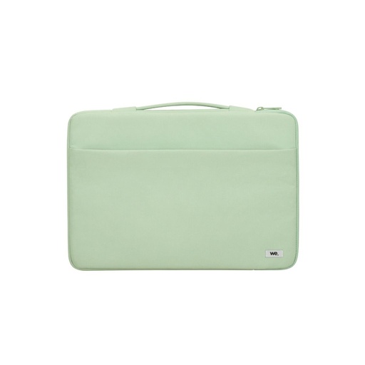 [WEPOPSACPC15VERT] WE POP Housse PC jusqu'à 15.6'' Verte : Poignée de transports, attache arrière p
