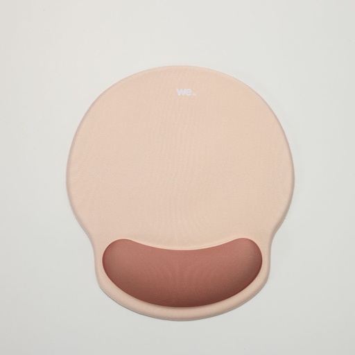 [WEPOPTAPISBEIGE] WE POP Tapis de souris avec repose poignet bi-color beige: matière tissu - tapis
