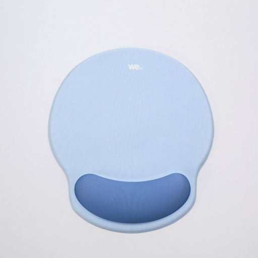 [WEPOPTAPISBLEU] WE POP Tapis de souris avec repose poignet bi-color Bleu: matière tissu - tapis 