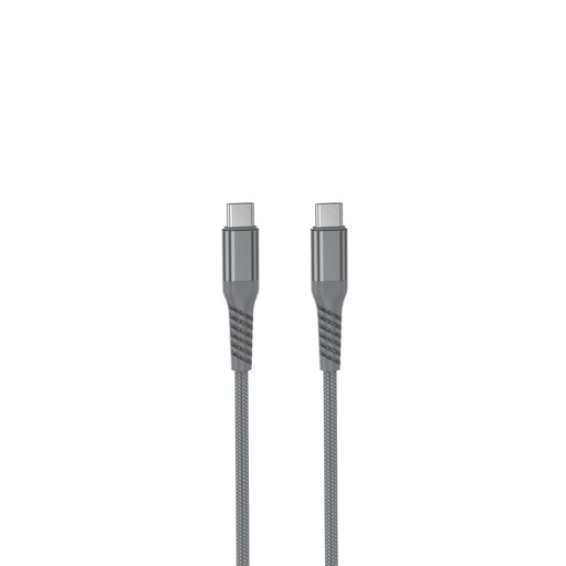[WEUSBCUSBCKEV100] C ble USB-C/USB-C m le/m le 1m - charge 60W (3A/20V) USB 2.0 avec cordon en nylo