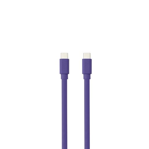 [WEUSBCUSBCSIL150VE] C ble USB-C/USB-C en silicone - USB 2.0 - Charge 3A/60W - 1.50m - vert kaki
