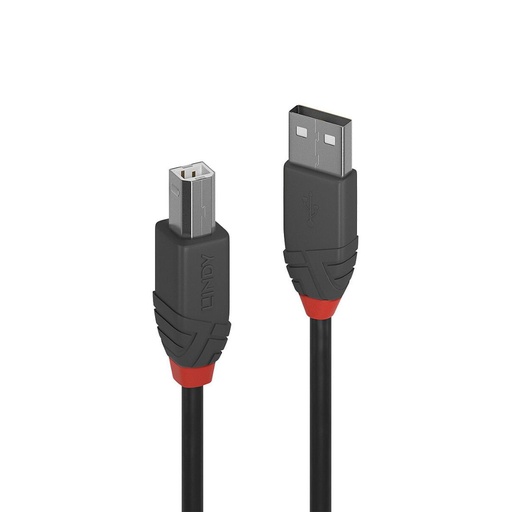 [36675] C ble USB 2.0 type A vers B, Anthra Line, 5m