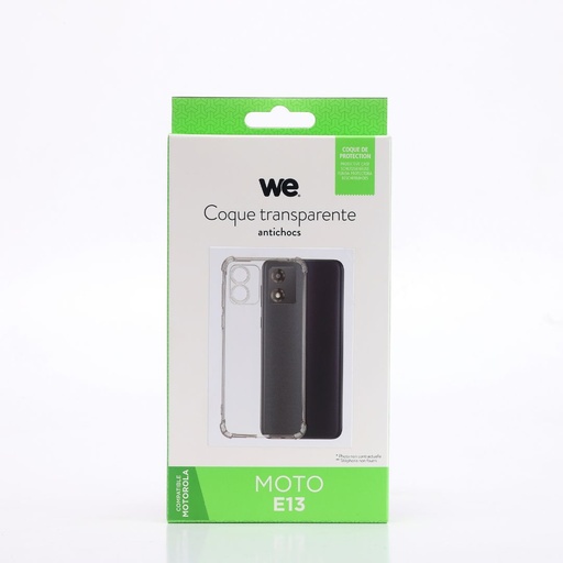 [WECOQTPUMOTOE13] WE Coque de protection TPU MOTOROLA MOTO E13 - REF ED