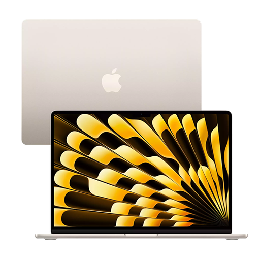 [MQKU3EU] Apple MacBook Air 15 M2 2022 QWERTY 8GB RAM 256GB 10C GPU - Starlight