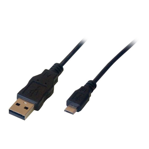 [D2MICROUSB100N] C ble USB 2.0 micro m le/m le 1M Noir