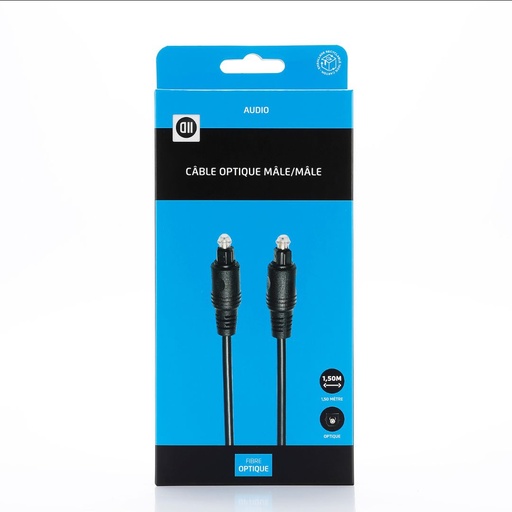 [D2OPT150] C ble optique m le/m le 1m50