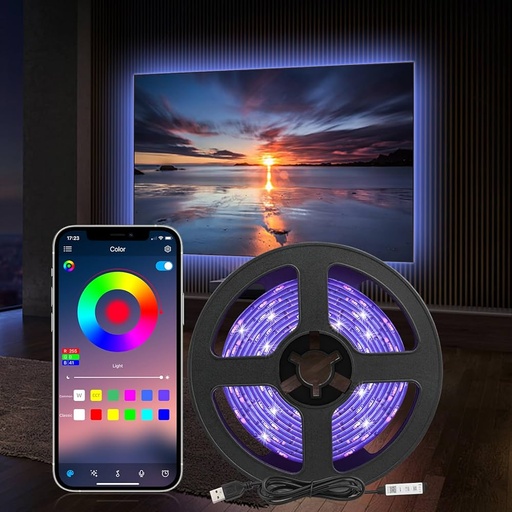 [Tapo L900-5] Bande Lumineuse Connectée WiFi RVB LED ruban 5m Adhésif 3M 50 000 h/durée de vie