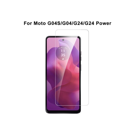 [WEBUNTPUMOTOG04S] WE PACK verre tremp t coque de protection transparente MOTOROLA MOTO G04S