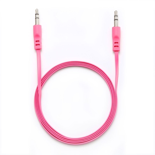 [WEJKPLAT150F] C ble Jack/Jack M/M plat 1.50m - fushia 3.5mm