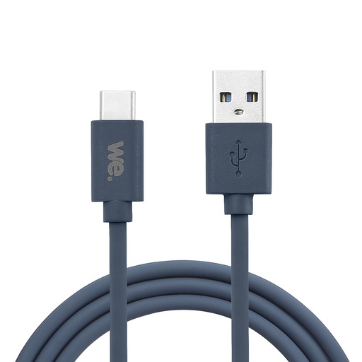 [WEUSBUSBCSIL200BN] C ble USB/USB-C en silicone - USB 2.0 - 2m - bleu