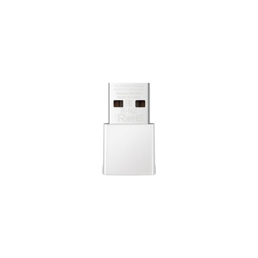 [MA30N] Adaptateur USB double bande sans fil nano AC1300N VITESSE  400 Mbps à 2,4 GHz +
