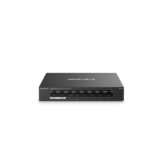 [MS108GP] Boitier en métal Switch de bureau 8 ports Gigabit avec 7 ports PoE, 8 ports RJ45
