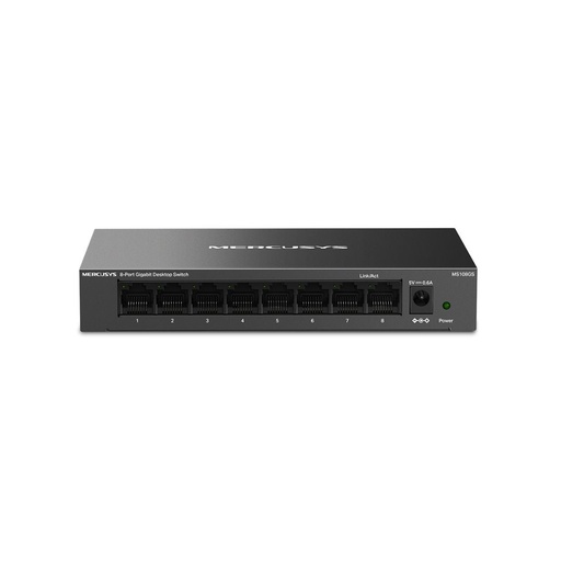 [MS108GS] Boitier en métal Switch de bureau 8 ports Gigabit port RJ45 à négociation automa