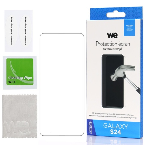 [WE009SAMA154G] WE Verre trempé SAMSUNG GALAXY A15 4G: Protection écran - anti-rayures - anti-bu