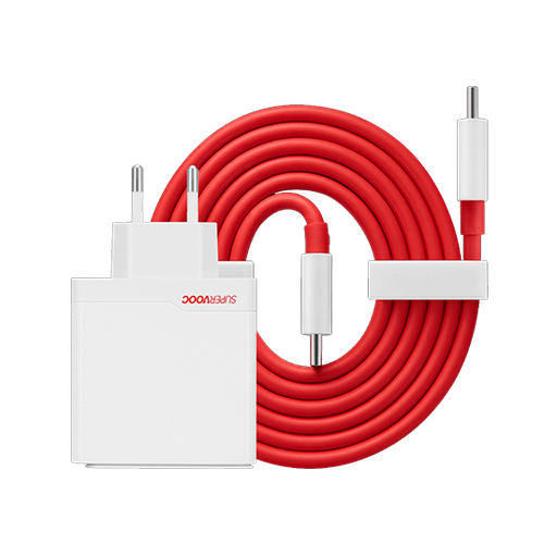 [6921815625582] OnePlus 100W USB-A SuperVooc  Power Adapter+Cable - White