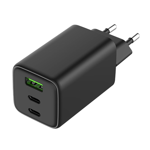 [4262454771424] Alkaya 65W USB-C+USB-A Adapter Triple Port - Black
